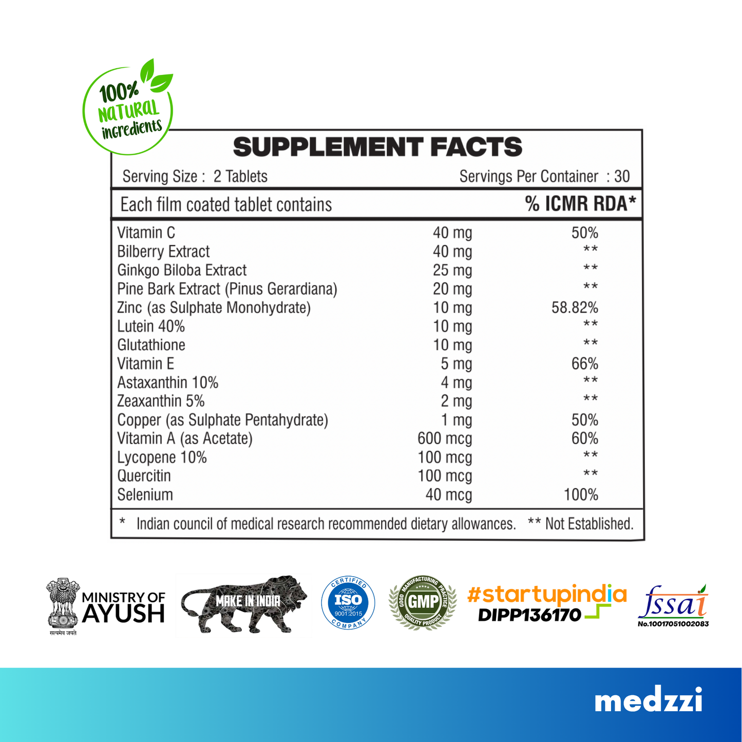 Vision Care Max Tablets