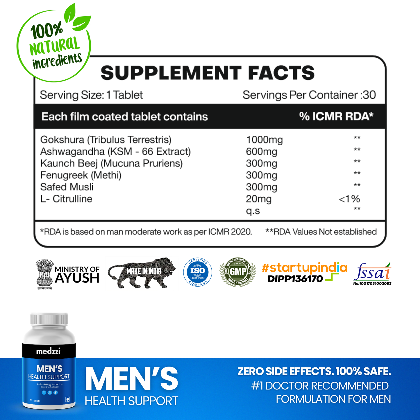 medzzi Men's Health Tablets