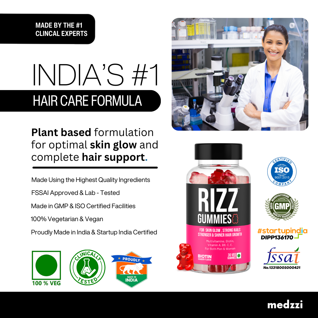 medzzi Rizz Hair Gummies