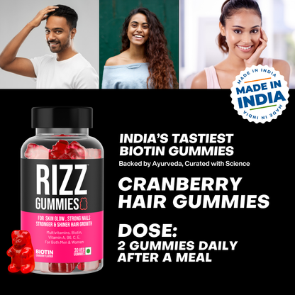 medzzi Rizz Hair Gummies