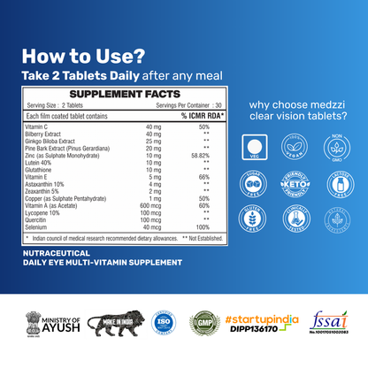 Medzzi Clear Vision Tablets
