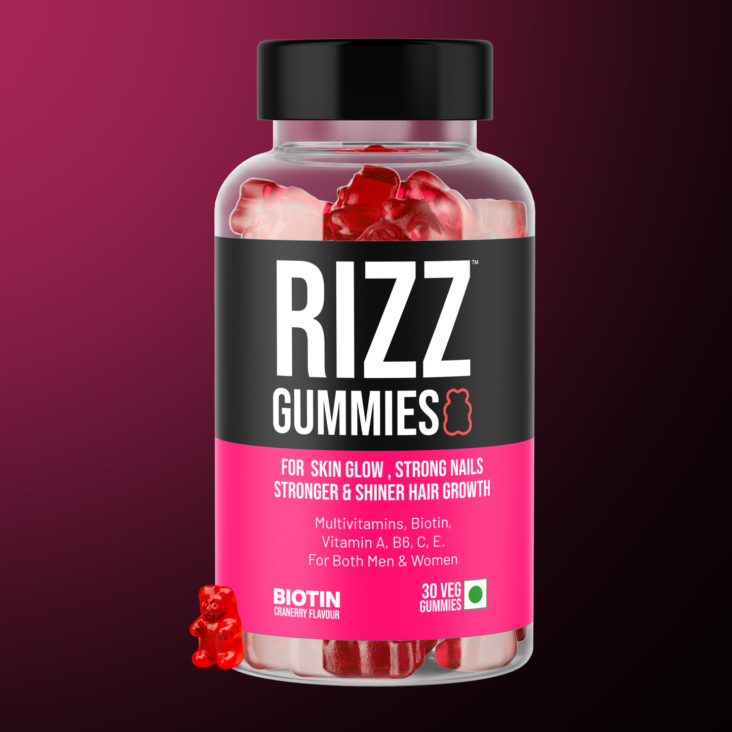 medzzi Rizz Hair Gummies